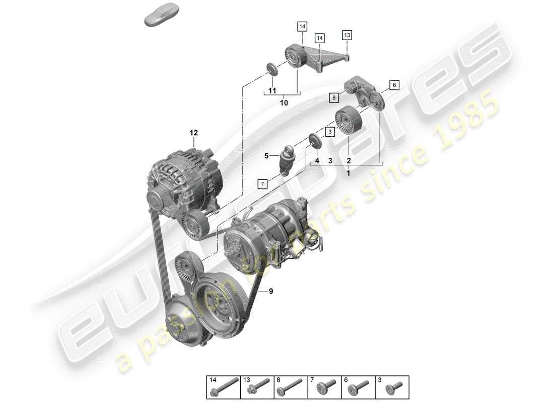 teilediagramm mit der teilenummer paf008152