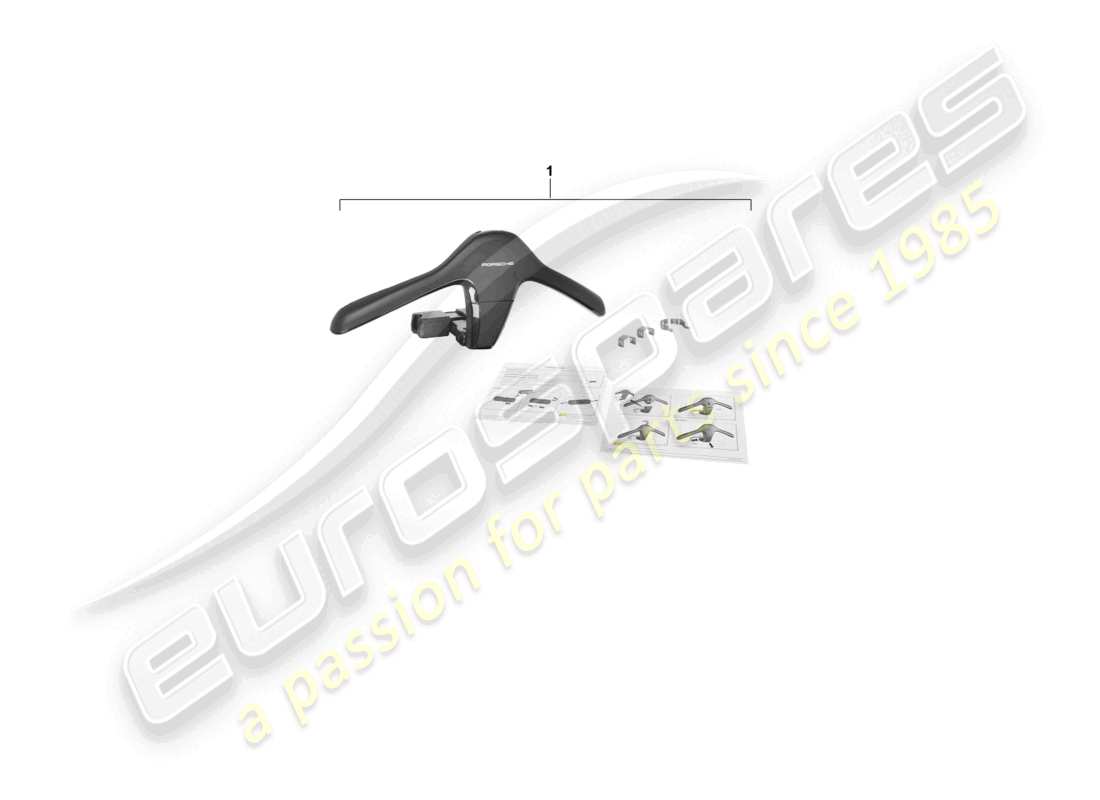 eine teilezeichnung aus dem porsche 2009 (cayenne e1 9pa) teilekatalog