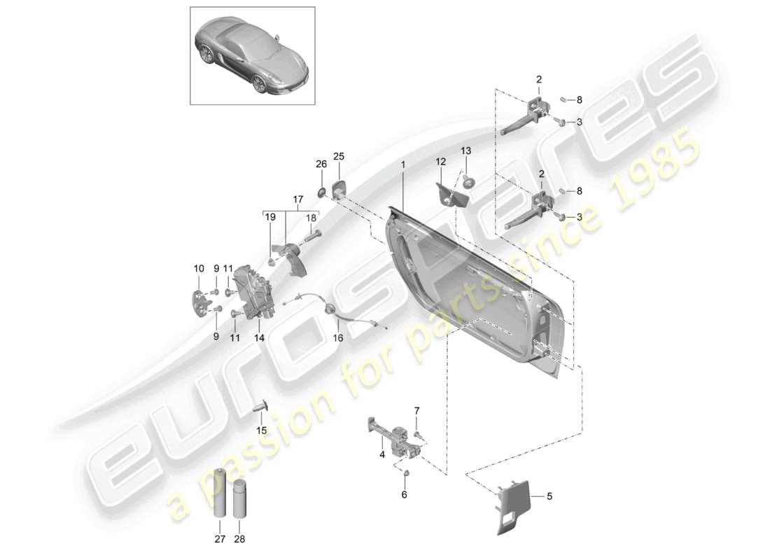 teilediagramm mit der teilenummer 98153191105grv