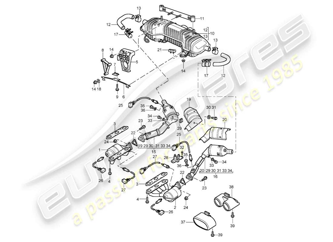 teilediagramm mit der teilenummer 996113025ax