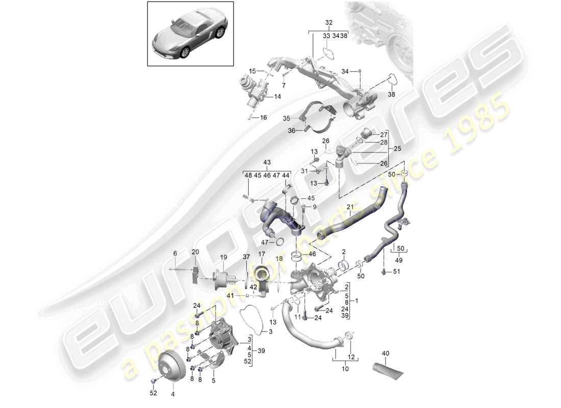 teilediagramm mit der teilenummer 99970747740