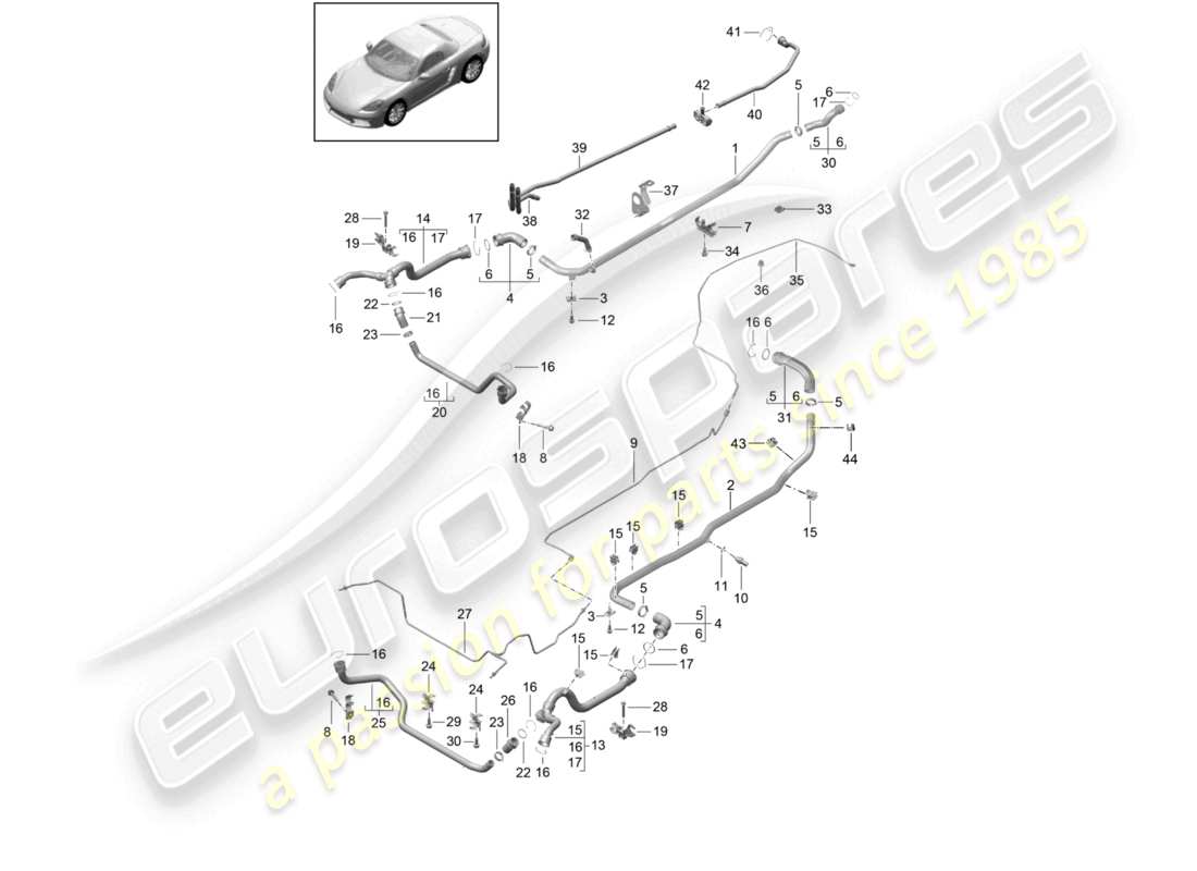 teilediagramm mit der teilenummer 982121233b