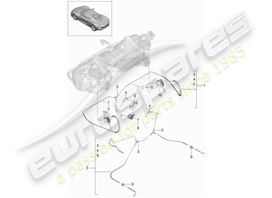 teilediagramm mit der teilenummer 92857372705