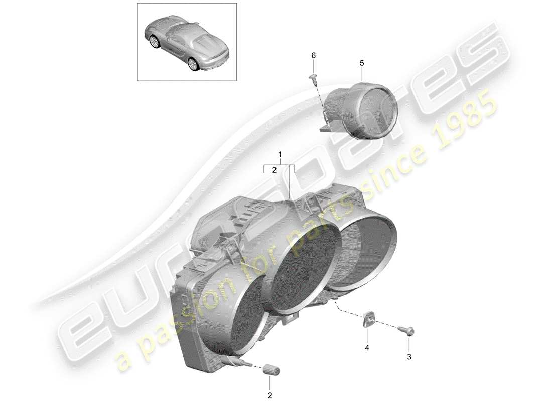 teilediagramm mit der teilenummer 98164121700
