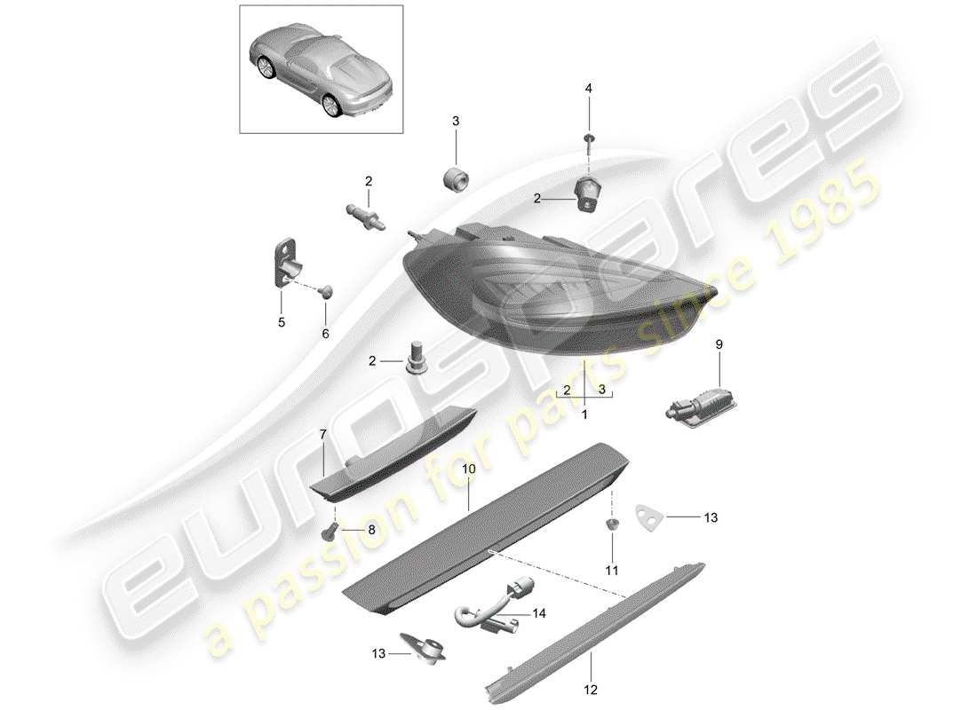 teilediagramm mit der teilenummer 98151237400