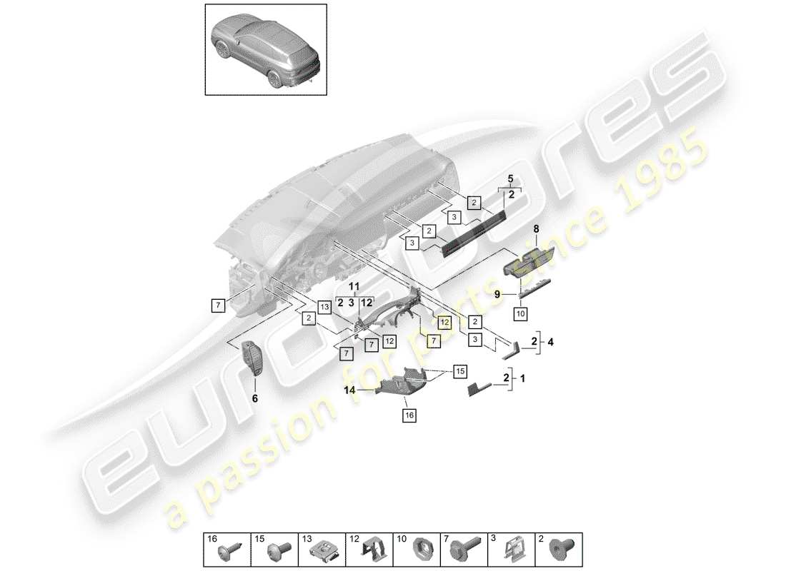 teilediagramm mit der teilenummer 9y1854377s