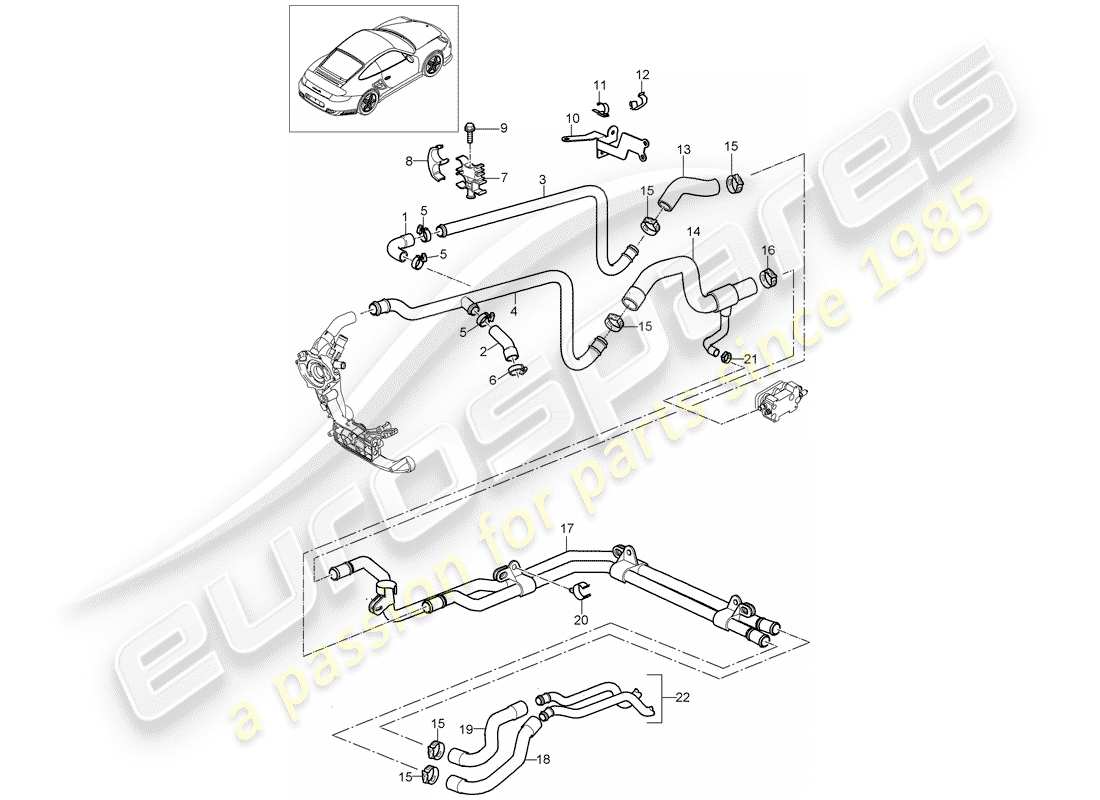 teilediagramm mit der teilenummer 99710618201