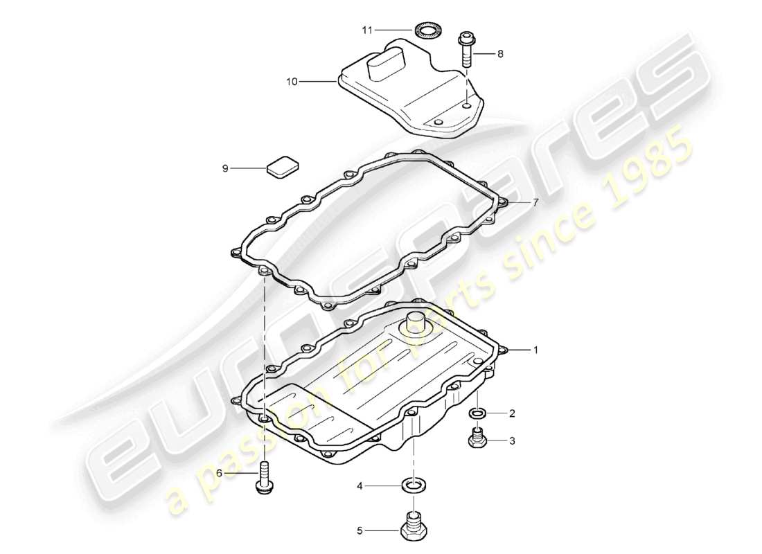 ein teilediagramm aus dem teilekatalog porsche cayenne