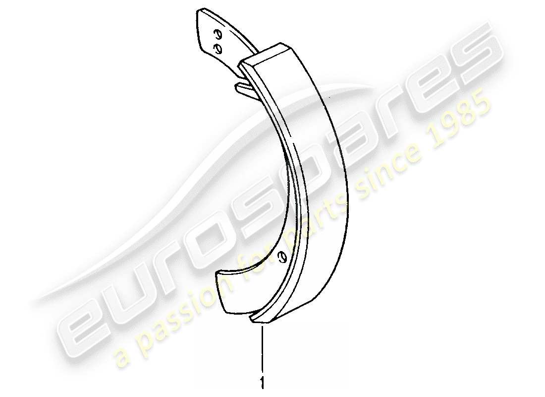 eine teilezeichnung aus dem porsche 1987 (refurbished and exchange catalogue) teilekatalog