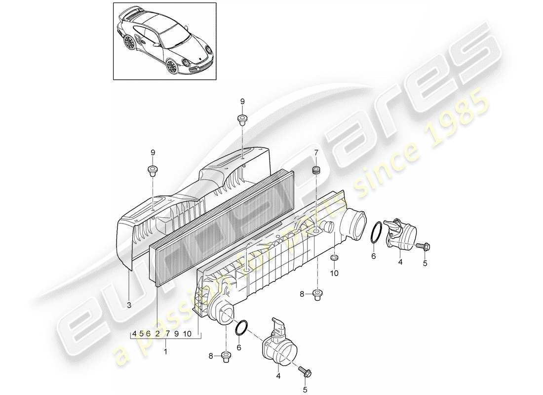 teilediagramm mit der teilenummer 99991916007