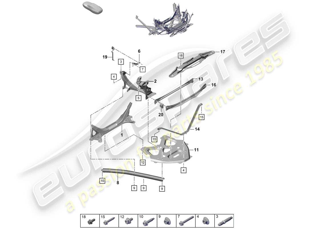 teilediagramm mit der teilenummer 982505099d