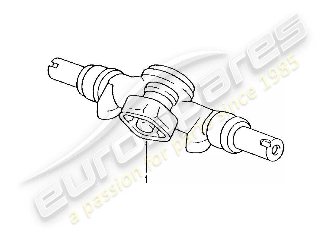 eine teilezeichnung aus dem porsche 2009 (refurbished and exchange catalogue) teilekatalog
