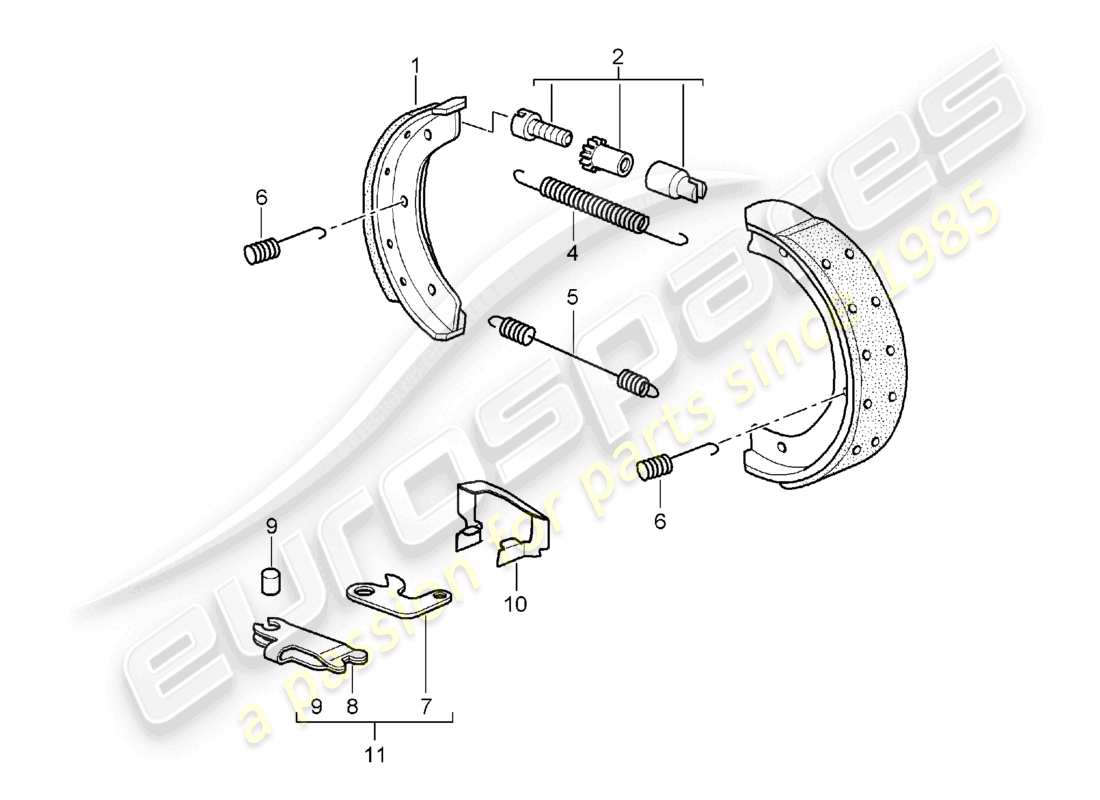 eine teilezeichnung aus dem porsche 2007 (987 boxster) teilekatalog