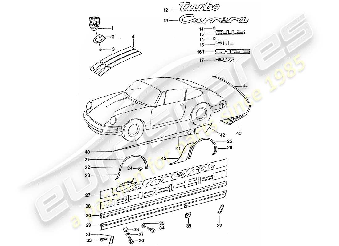 teilediagramm mit der teilenummer 93055904700