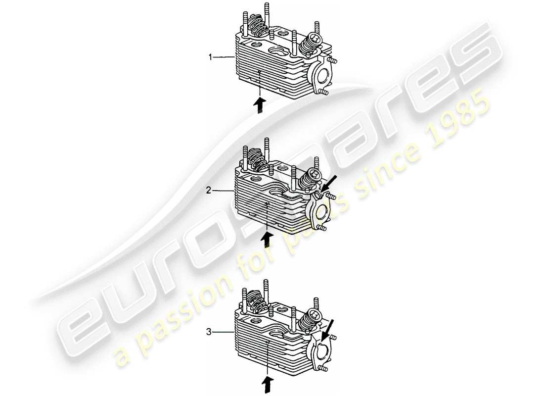 eine teilezeichnung aus dem porsche 2006 (refurbished and exchange catalogue) teilekatalog