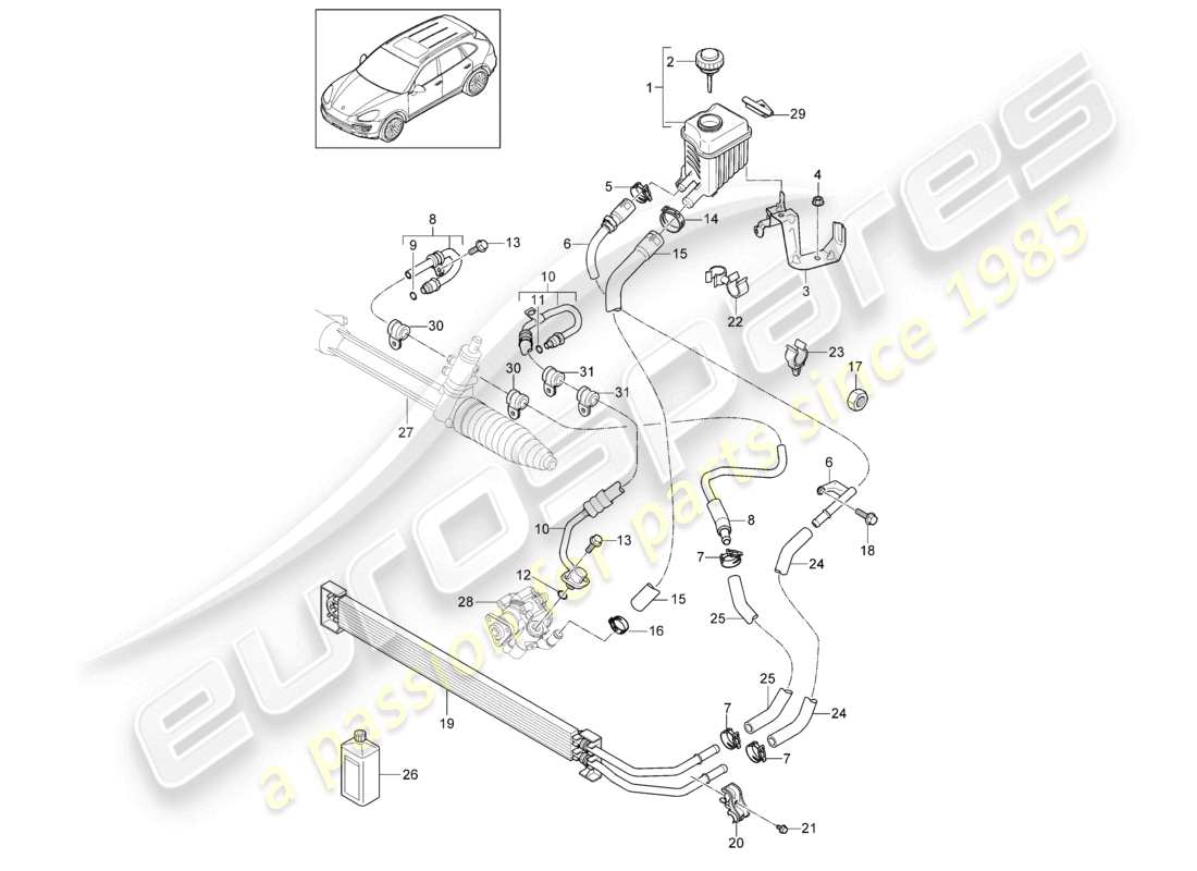 teilediagramm mit der teilenummer 95834745132