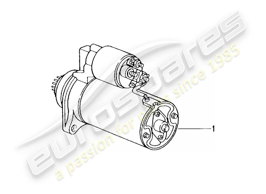 eine teilezeichnung aus dem porsche 1963 (refurbished and exchange catalogue) teilekatalog