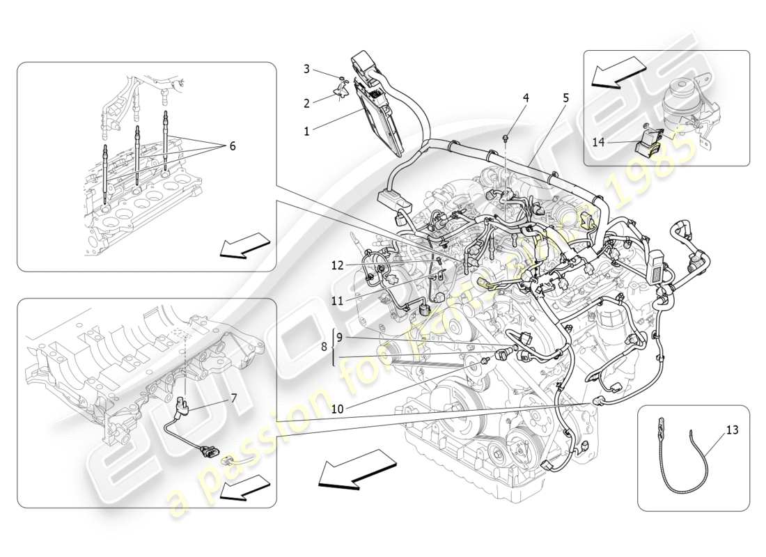 teilediagramm mit der teilenummer 46328709