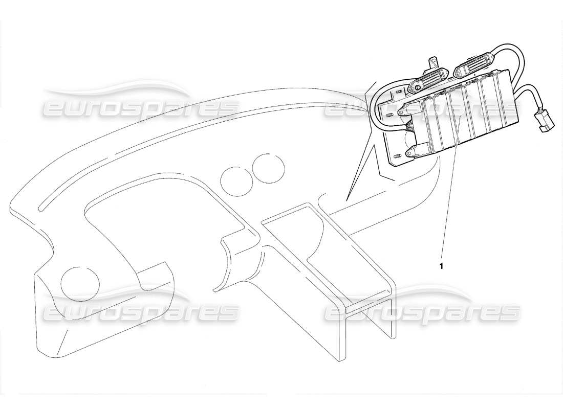 lamborghini diablo se30 (1995) elektrisches system (von se 080-150) teilediagramm