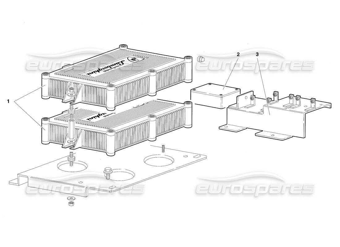 lamborghini diablo sv (1997) teilediagramm für elektronische einspritzeinheiten