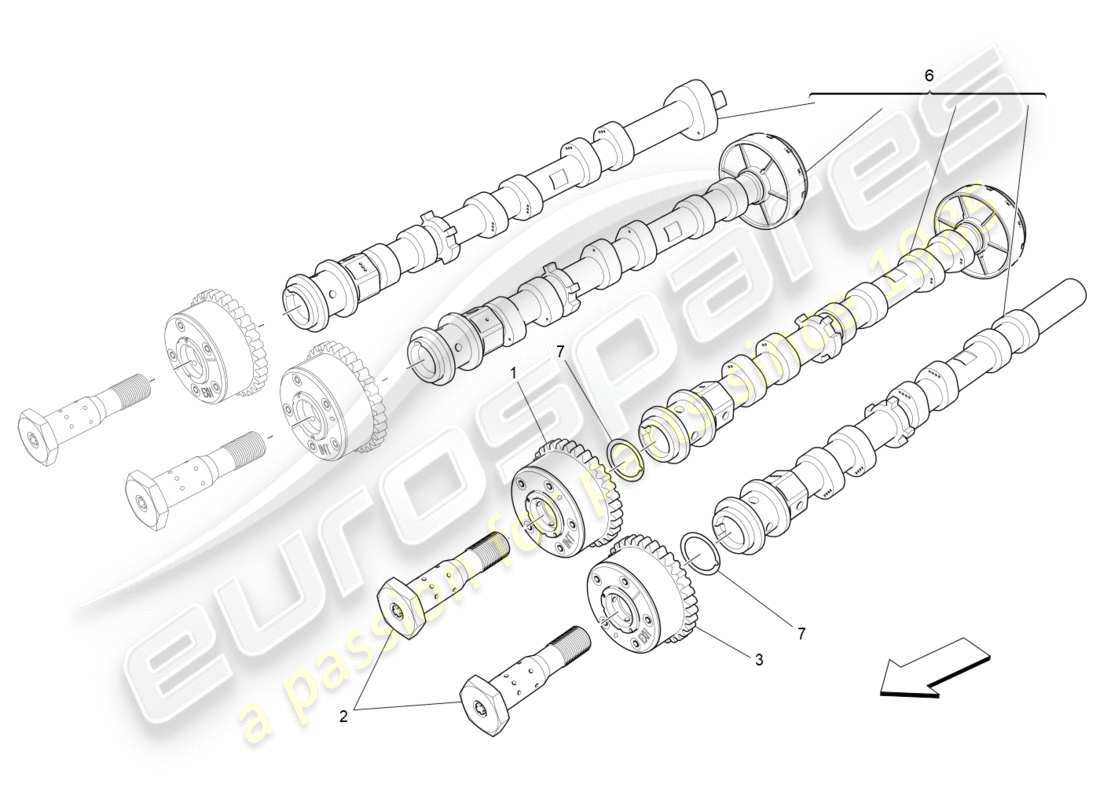 teilediagramm mit der teilenummer 864598