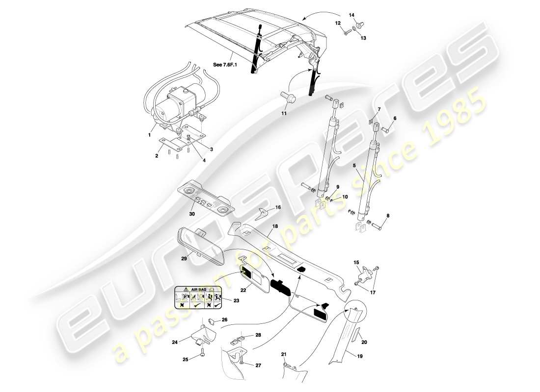 teilediagramm mit der teilenummer 83-123957-aaw