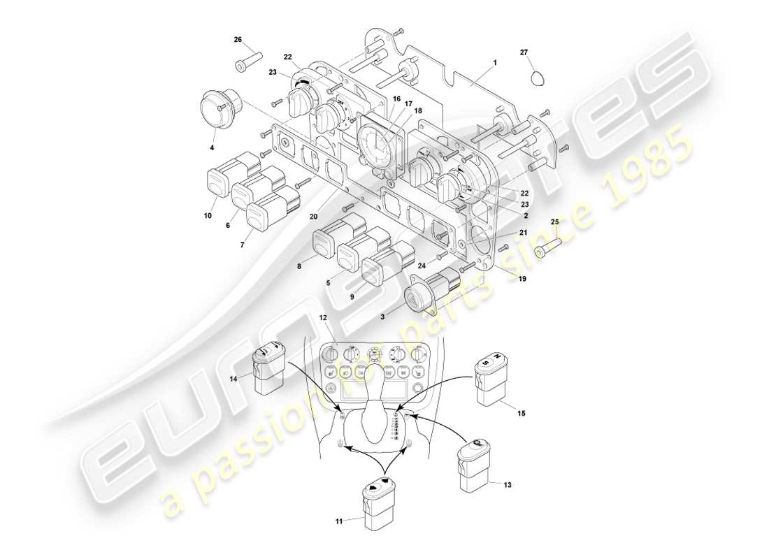 teilediagramm mit der teilenummer 80-123362-aa