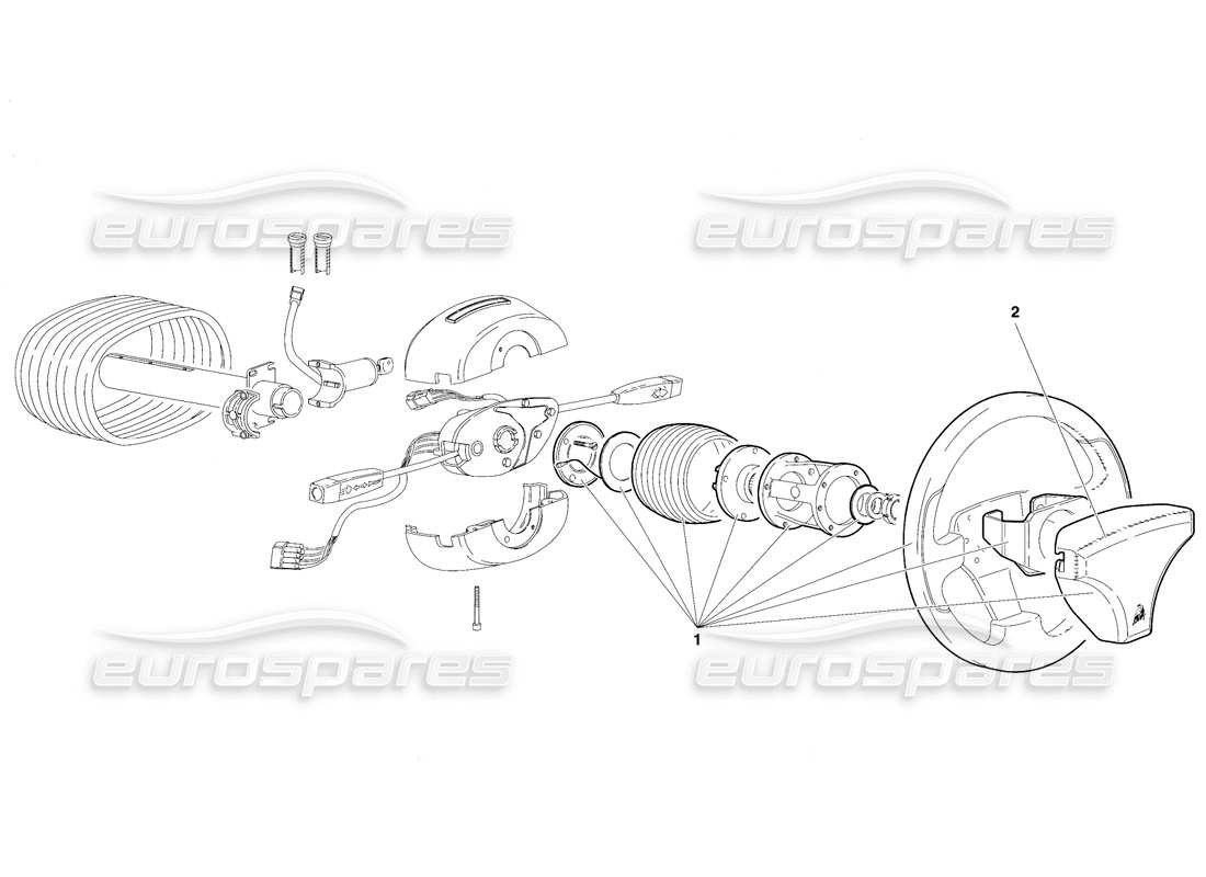 lamborghini diablo sv (1997) lenkungsteildiagramm