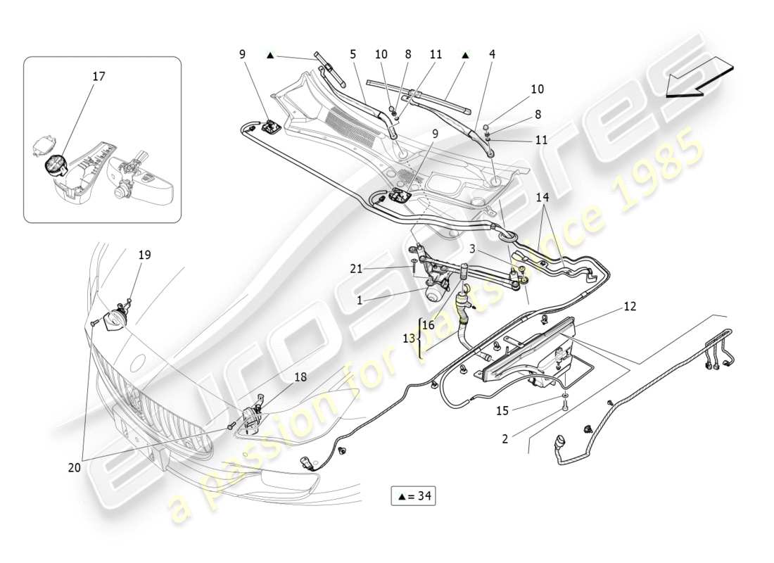 teilediagramm mit der teilenummer 673008177