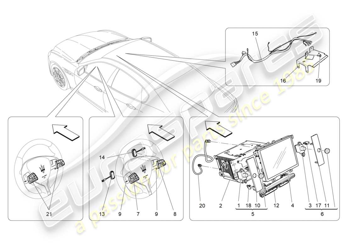 maserati qtp 3.0 bt v6 410hp (2014) it-system-teilediagramm