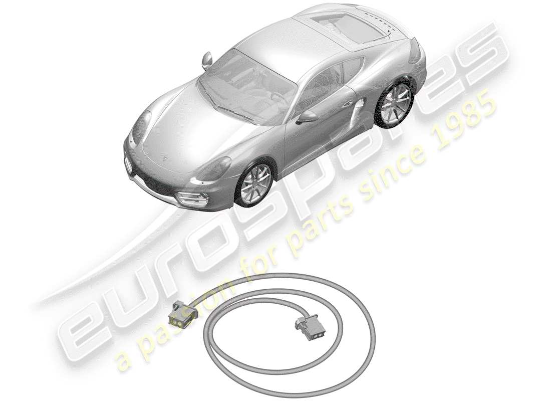 porsche 2015 (981 cayman) kabelbäume ersatzteildiagramm