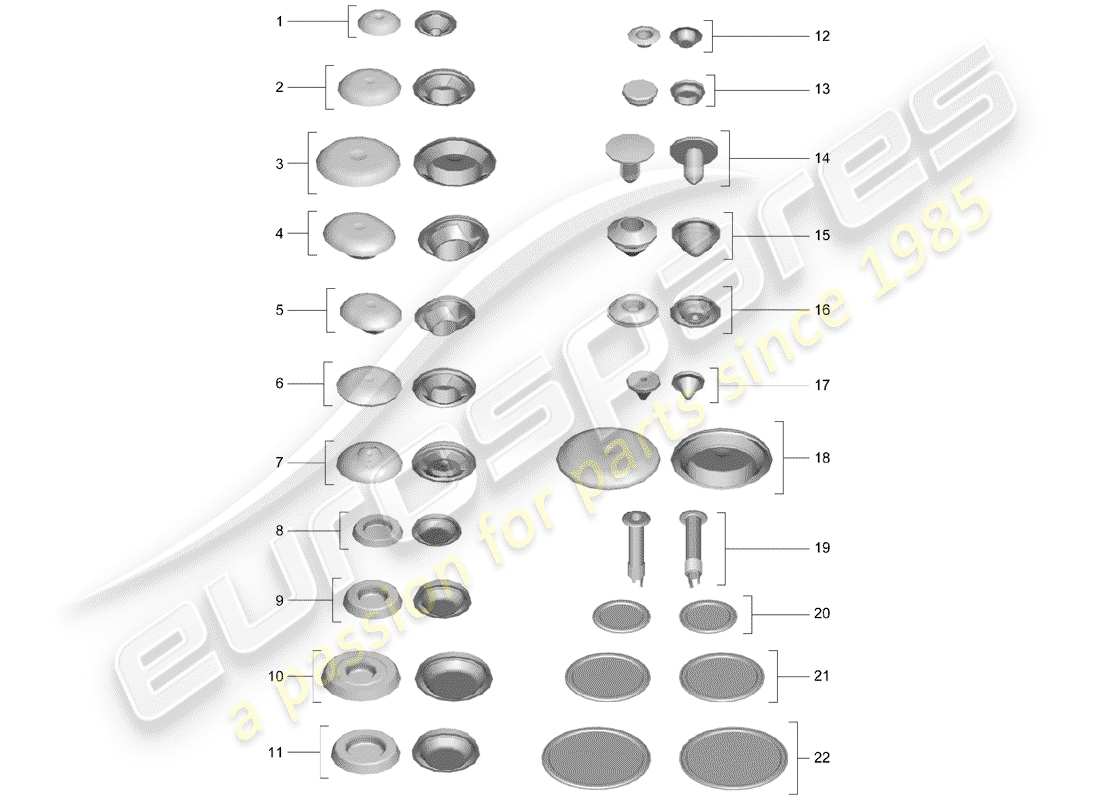 porsche 2019 (991-2) plug-teilediagramm