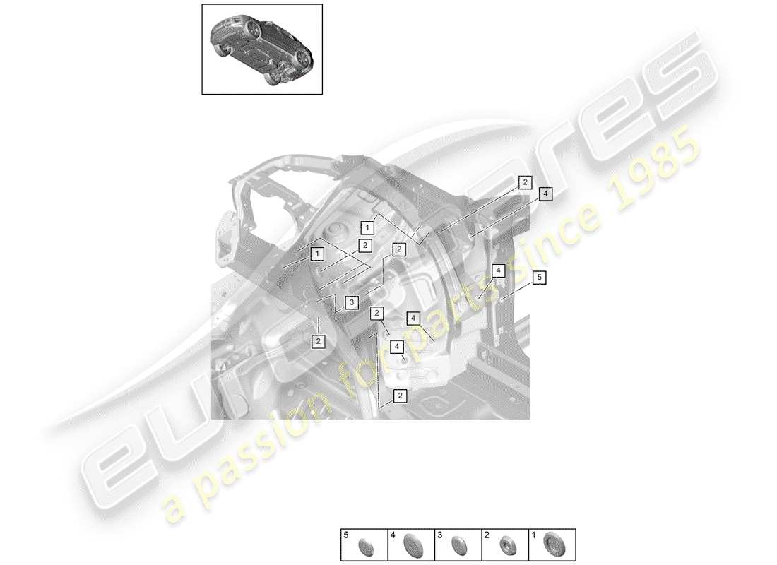 porsche 2020 (macan) plug-teilediagramm