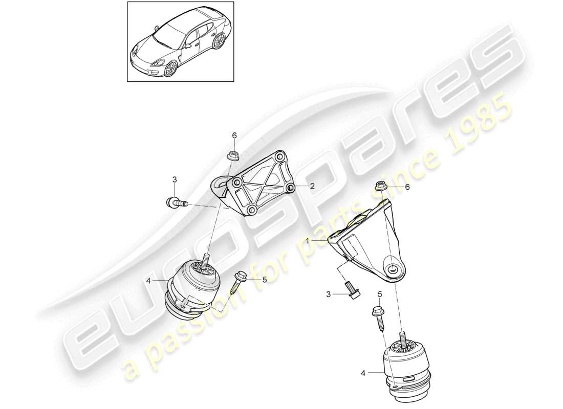 porsche 2010 (cayenne e1 9pa) motorhebezeug absenken teilediagramm