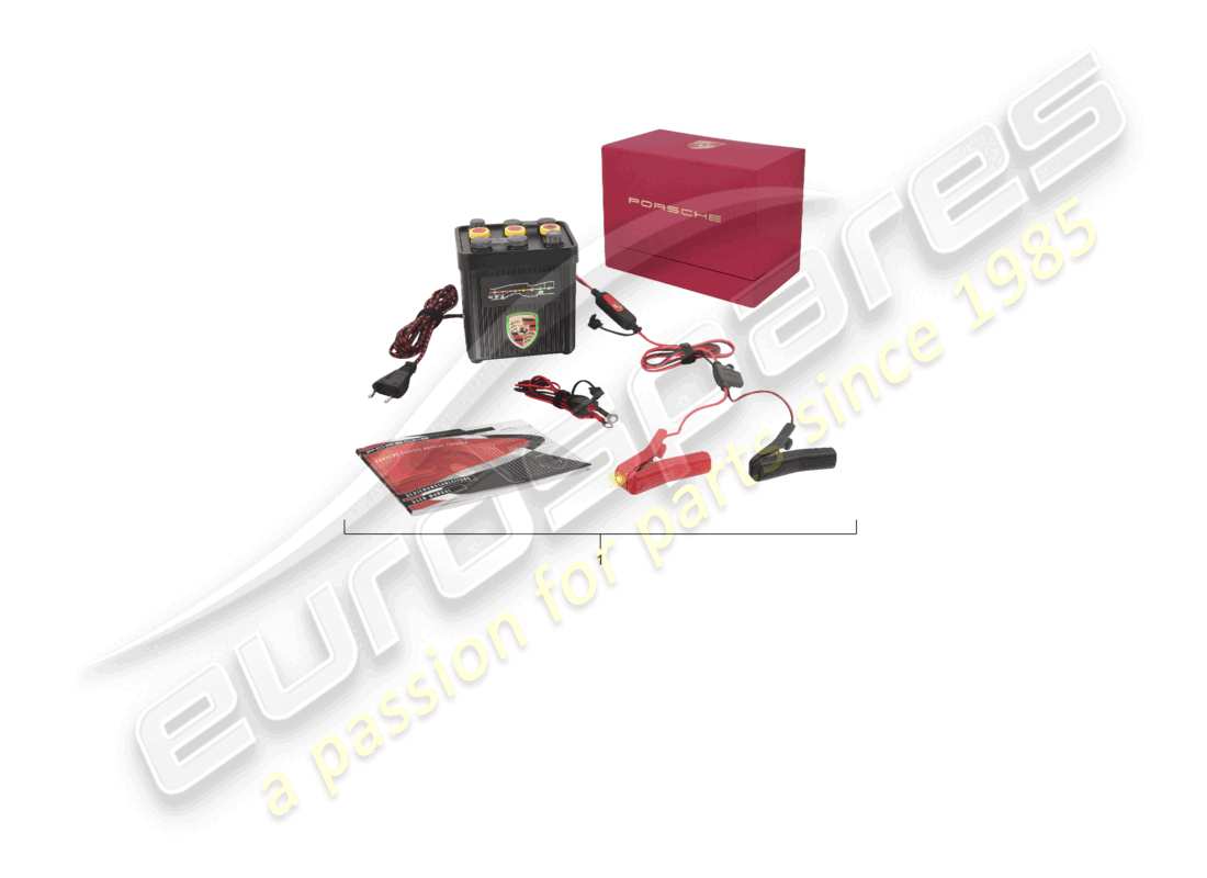 porsche 2001 (986 boxster) ladegerät 6v/12v (5a) porsche klassisches teilediagramm