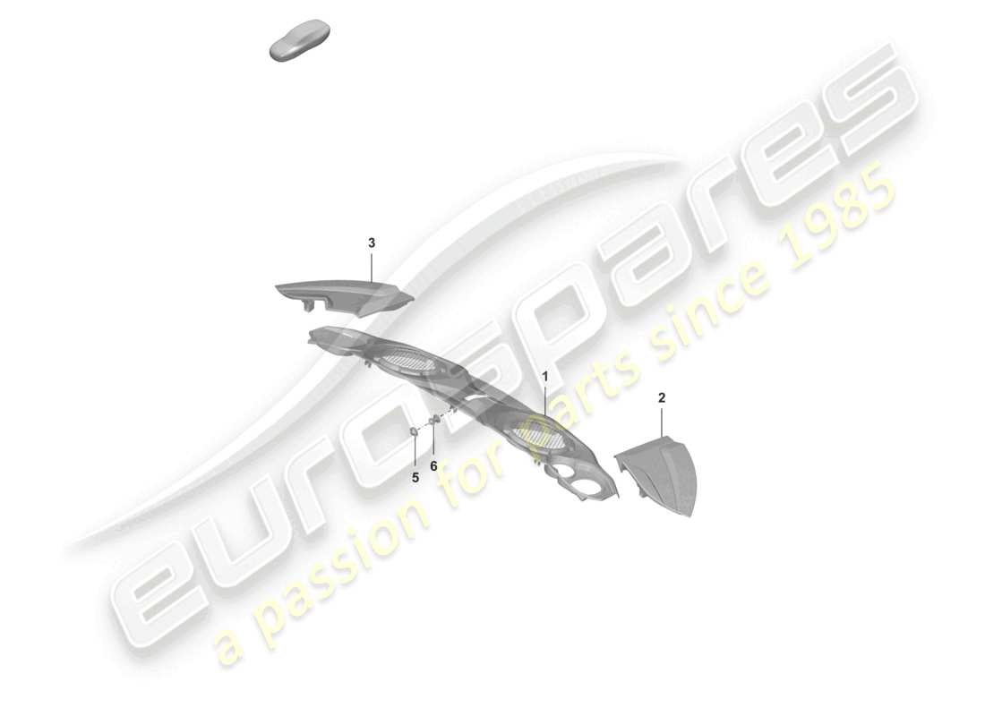 porsche 2019 (992-1) motorhaube teilediagramm