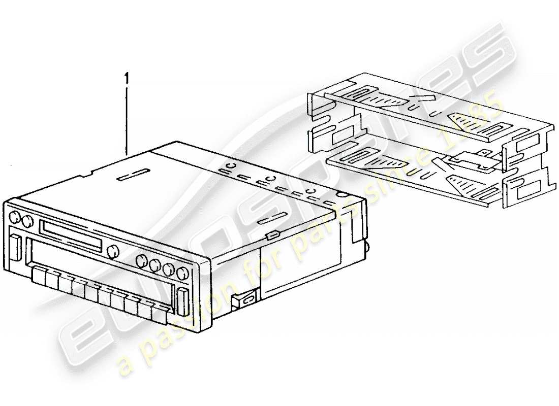 porsche 2008 (tequipment) radioeinheit ersatzteildiagramm