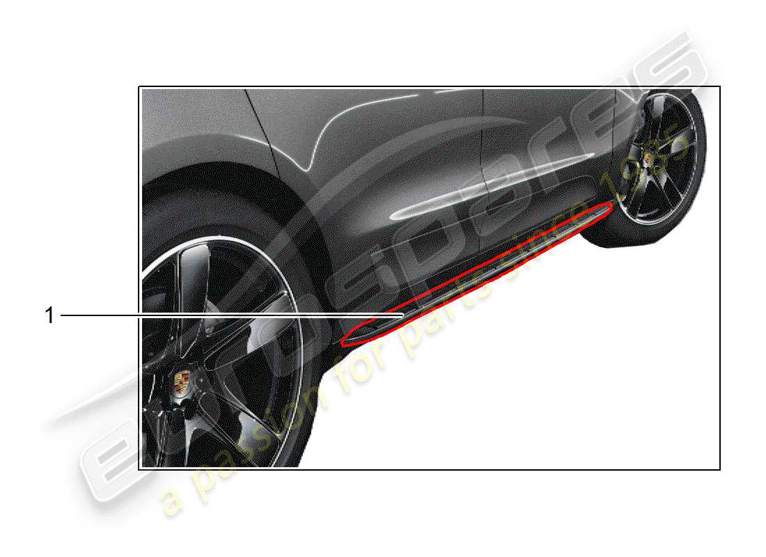 porsche 2016 (tequipment macan) step-teilediagramm