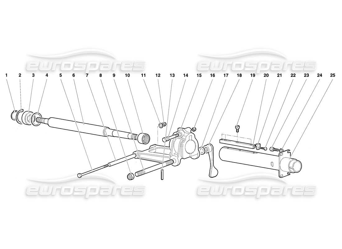 lamborghini diablo se30 (1995) lenkungsteildiagramm