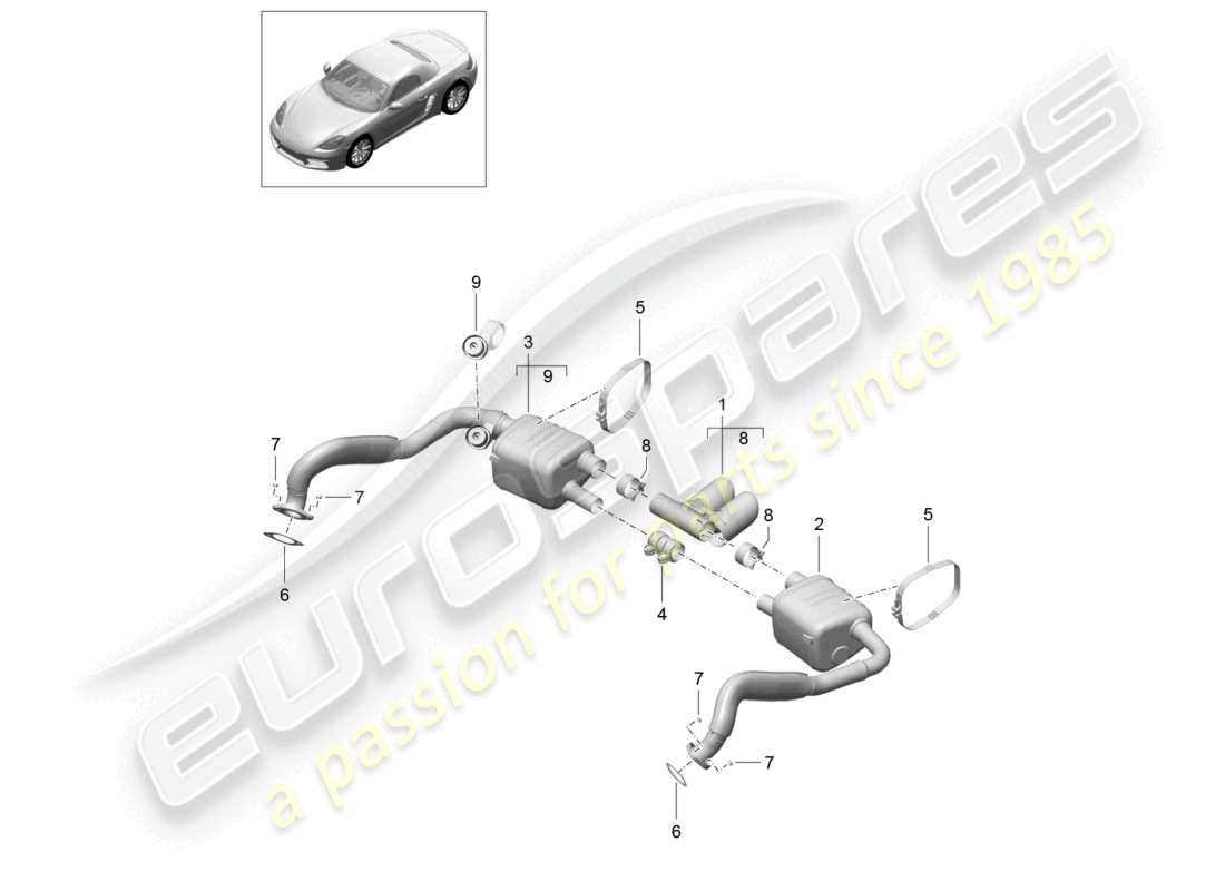 teilediagramm mit der teilenummer 982251051j