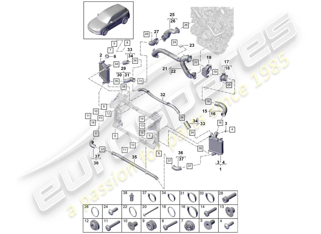 teilediagramm mit der teilenummer 95813302610