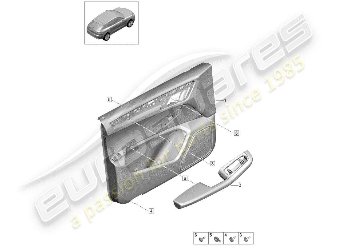 teilediagramm mit der teilenummer 95b867011af