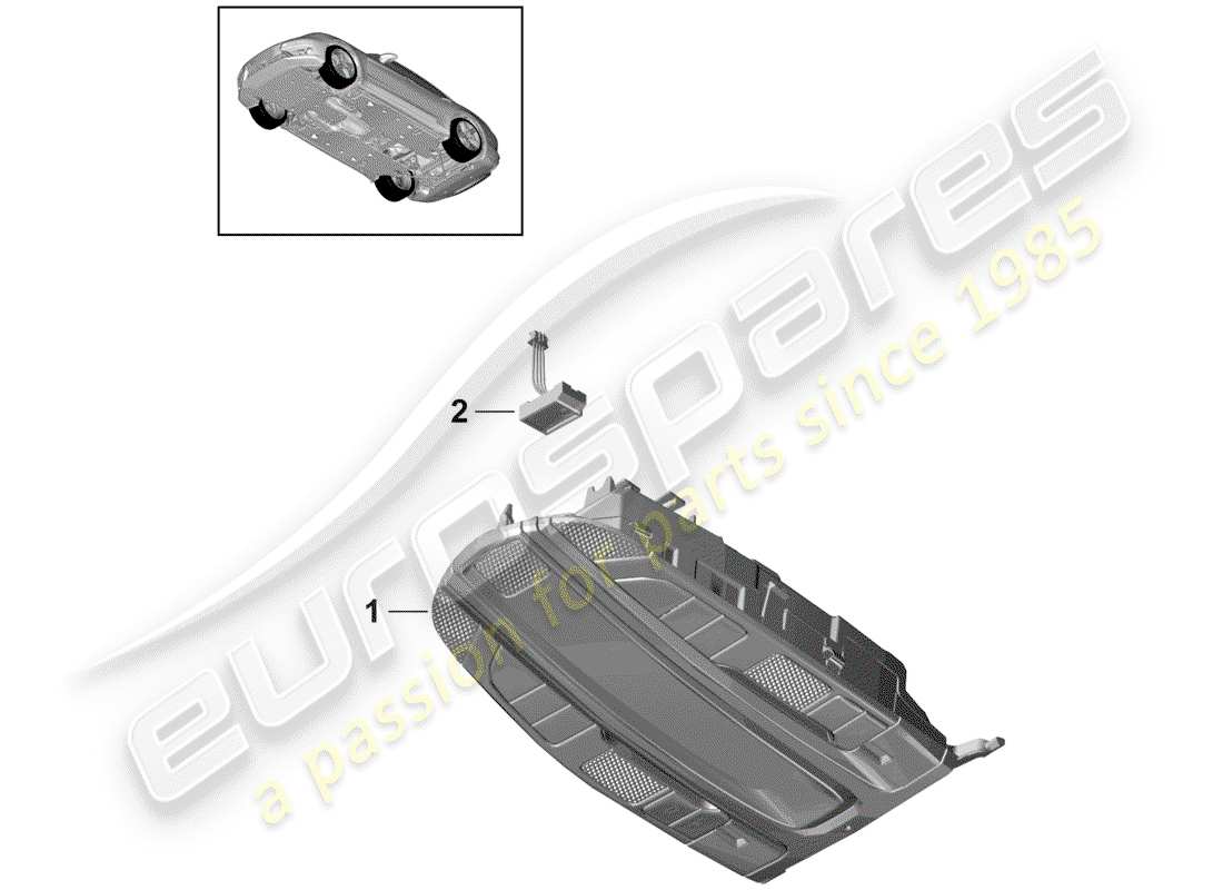 porsche 2018 (panamera 971-1) bracket-ersatzteildiagramm