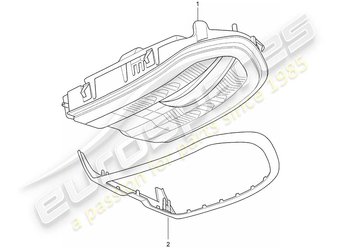 porsche 2013 (panamera 970) bracket-ersatzteildiagramm