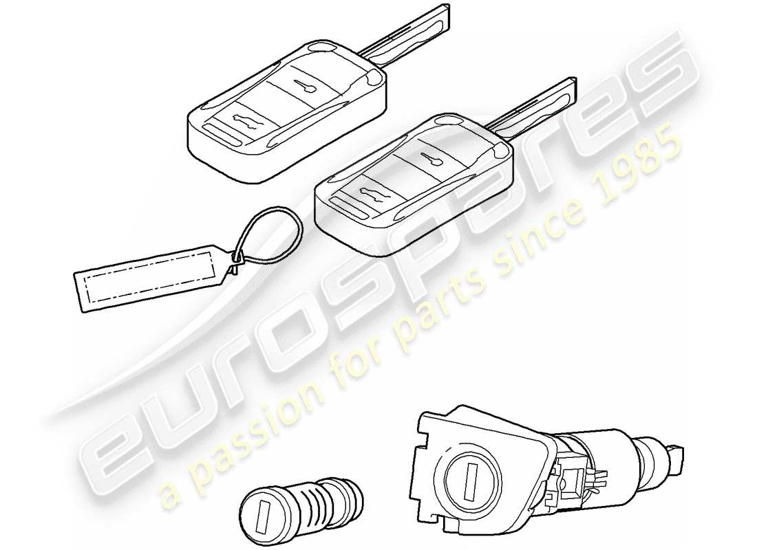porsche 2007 (cayenne e1 9pa) reparatursätze teilediagramm