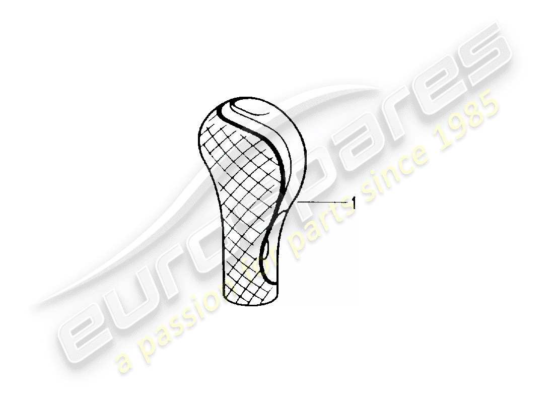 porsche 1996 (tequipment) wählhebel ersatzteildiagramm