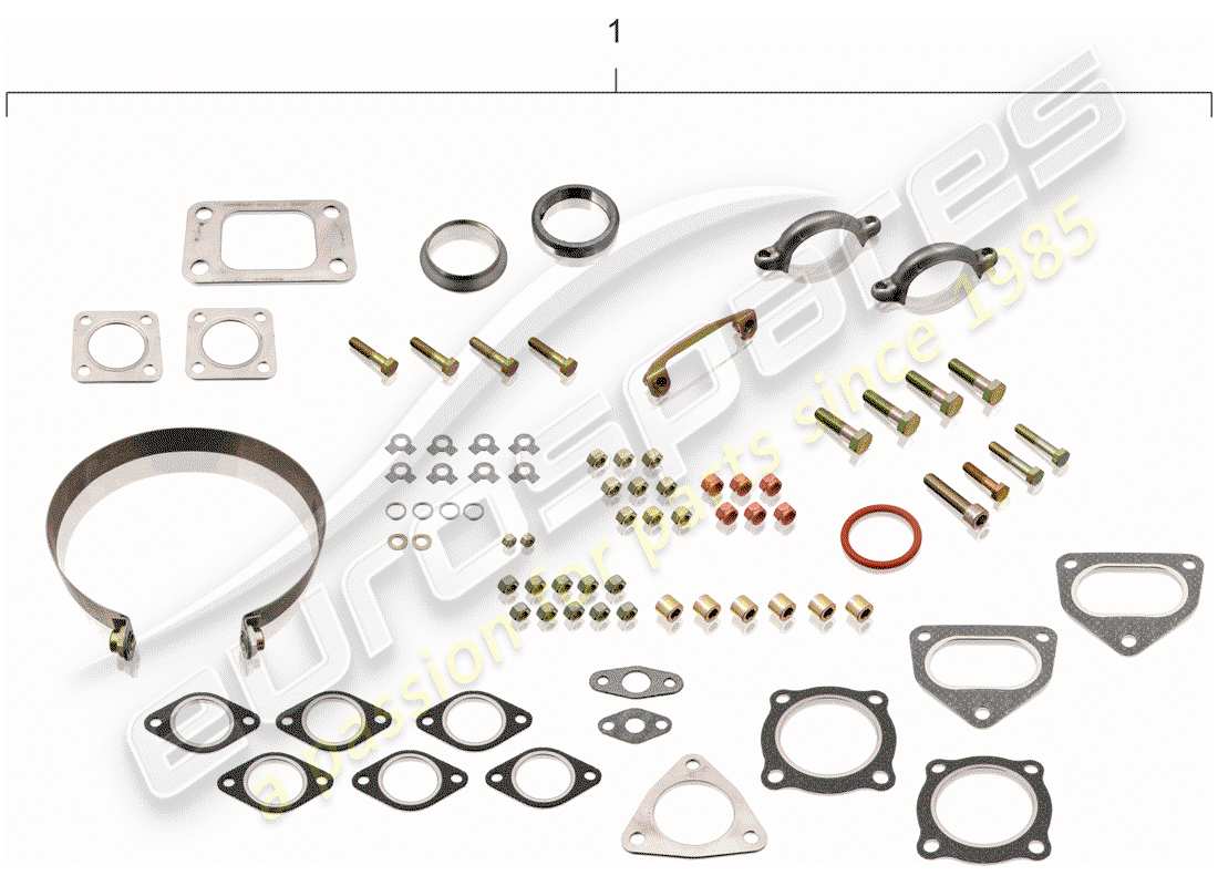 porsche 1987 (911) montagesatz - reparatursatz - wartungssatz ersatzteildiagramm