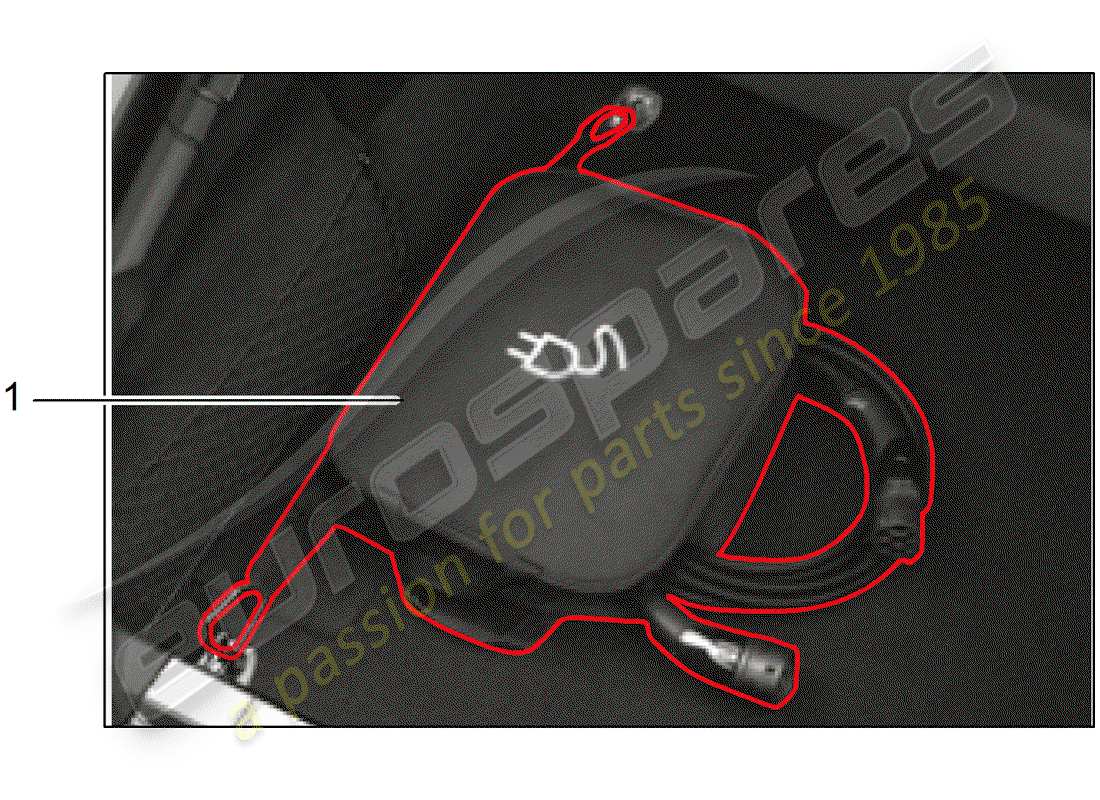 porsche 2007 (tequipment cayenne) verbindungsleitung - teilediagramm