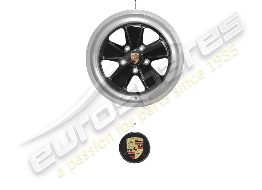 porsche 2001 (986 boxster) leichtmetallfelge 18 fuchs nicht für: boxster s ohne: japan herstellerfreigabeinfo hf43_22 räder und reifen in pcss hinweisgruppe 4 fahrwerk teilediagramm