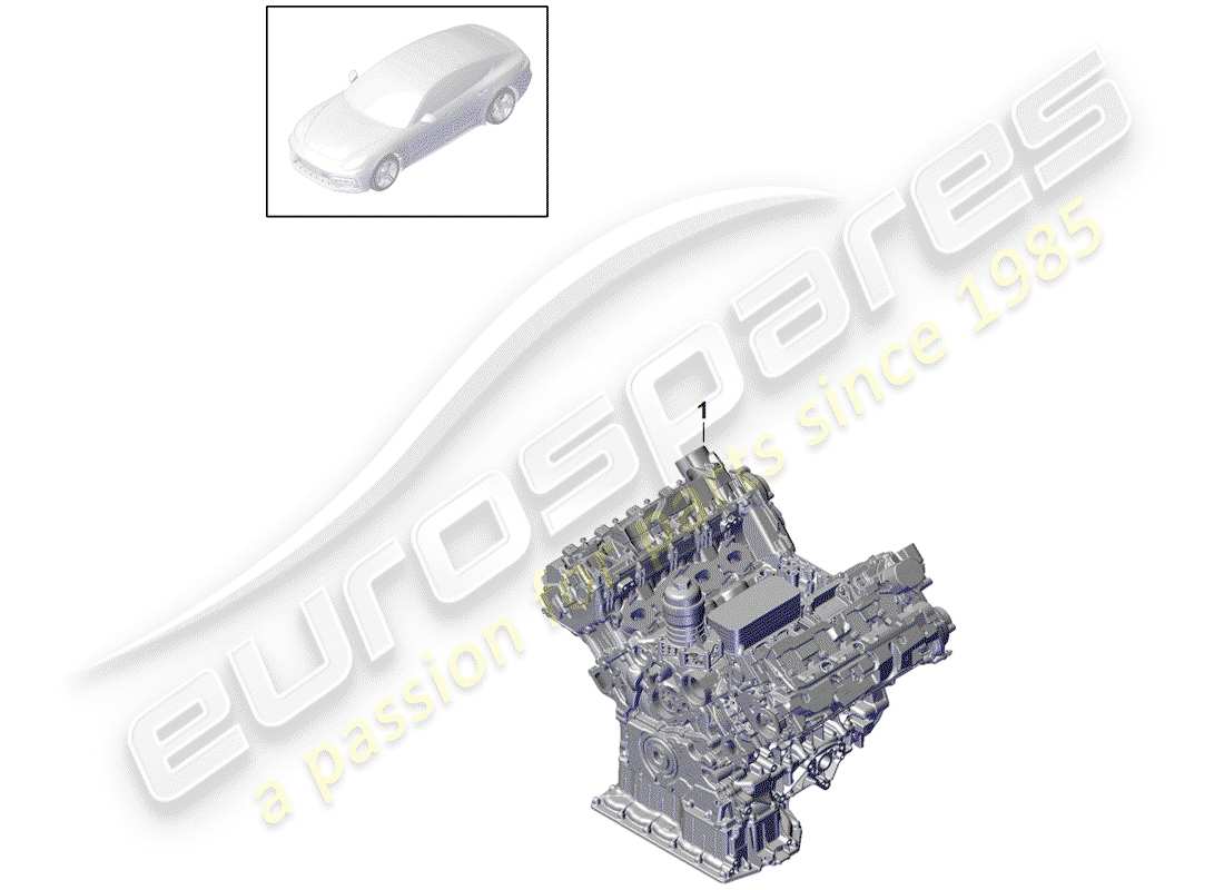 porsche 2017 (panamera 971-1) long block ersatzteildiagramm